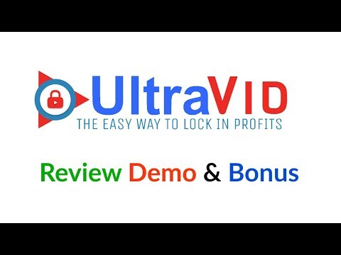 UltraVid Review – Affiliate Video Site Builder With Unique Content